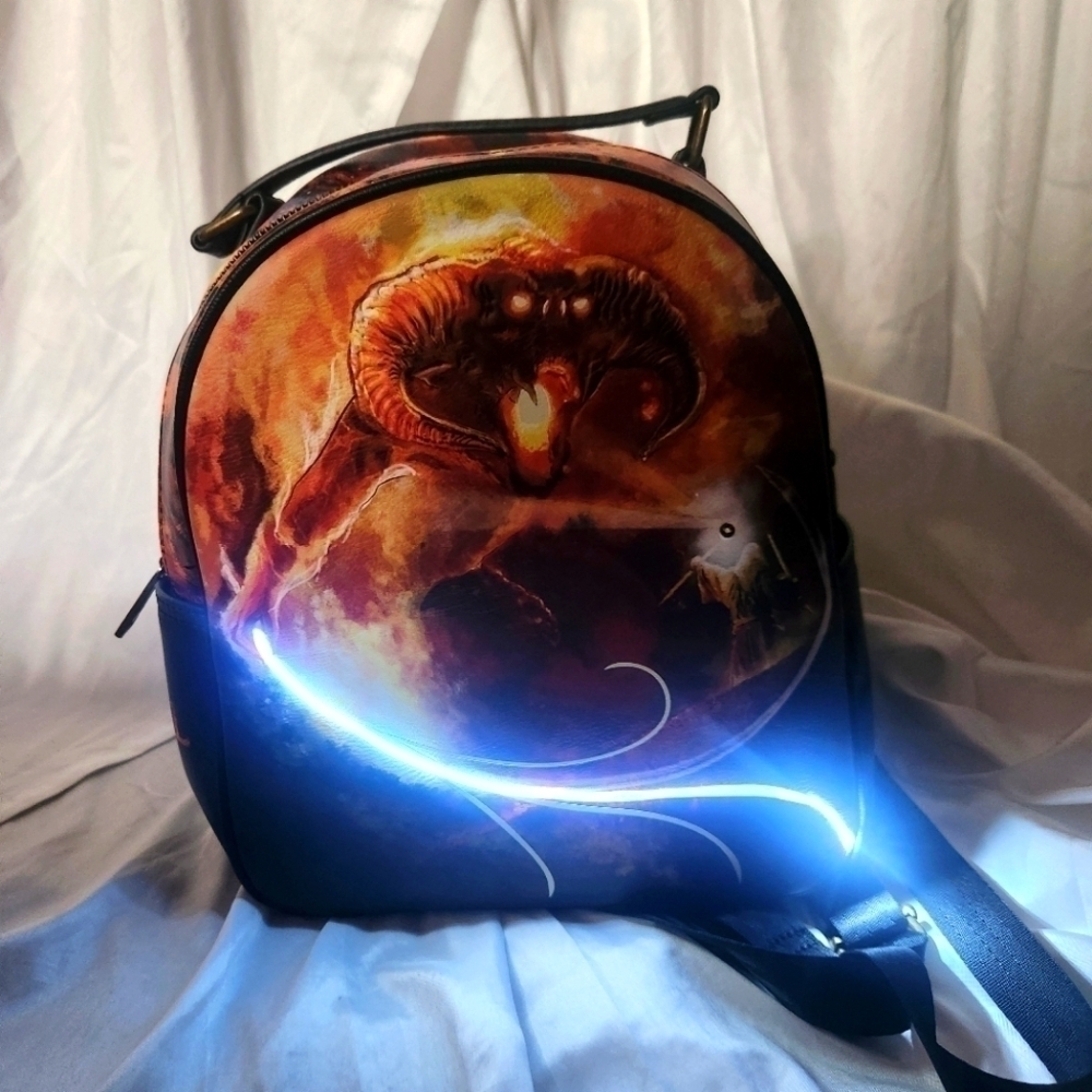 The lord of the rings light up  backpack
